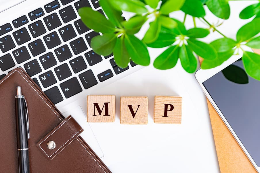 MVP Buchstaben und Tastatur
