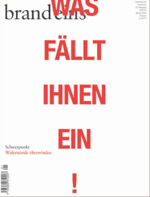 Was fällt dir ein?