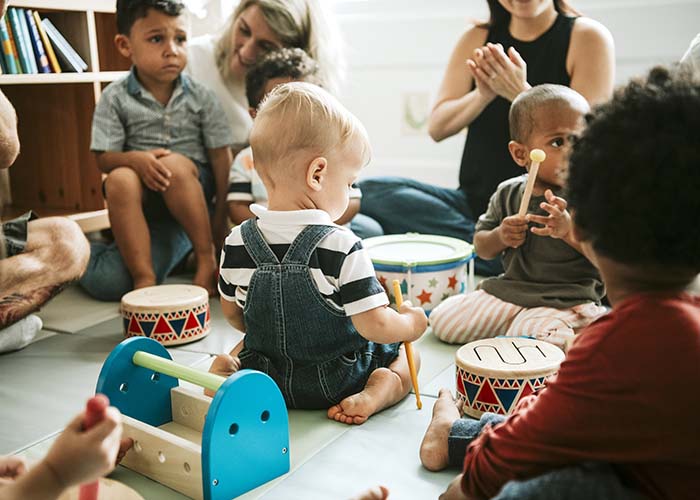 Kinder im Kindergarten