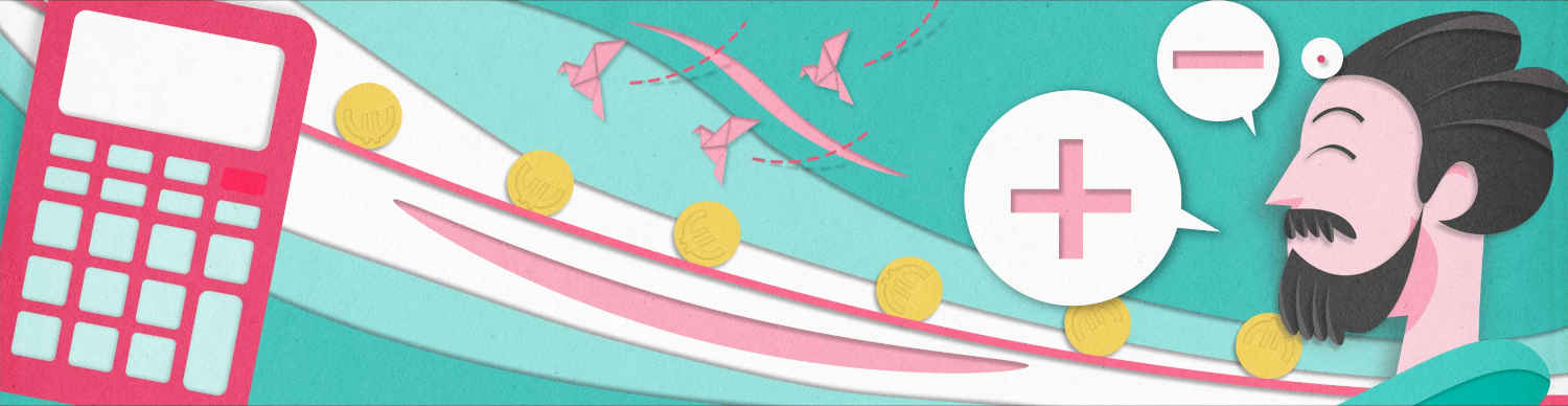 Taschenrechner zeiht Geld an