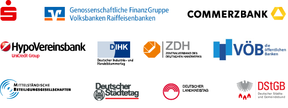 Logos von aktuellen Partnern der Gründerplattform