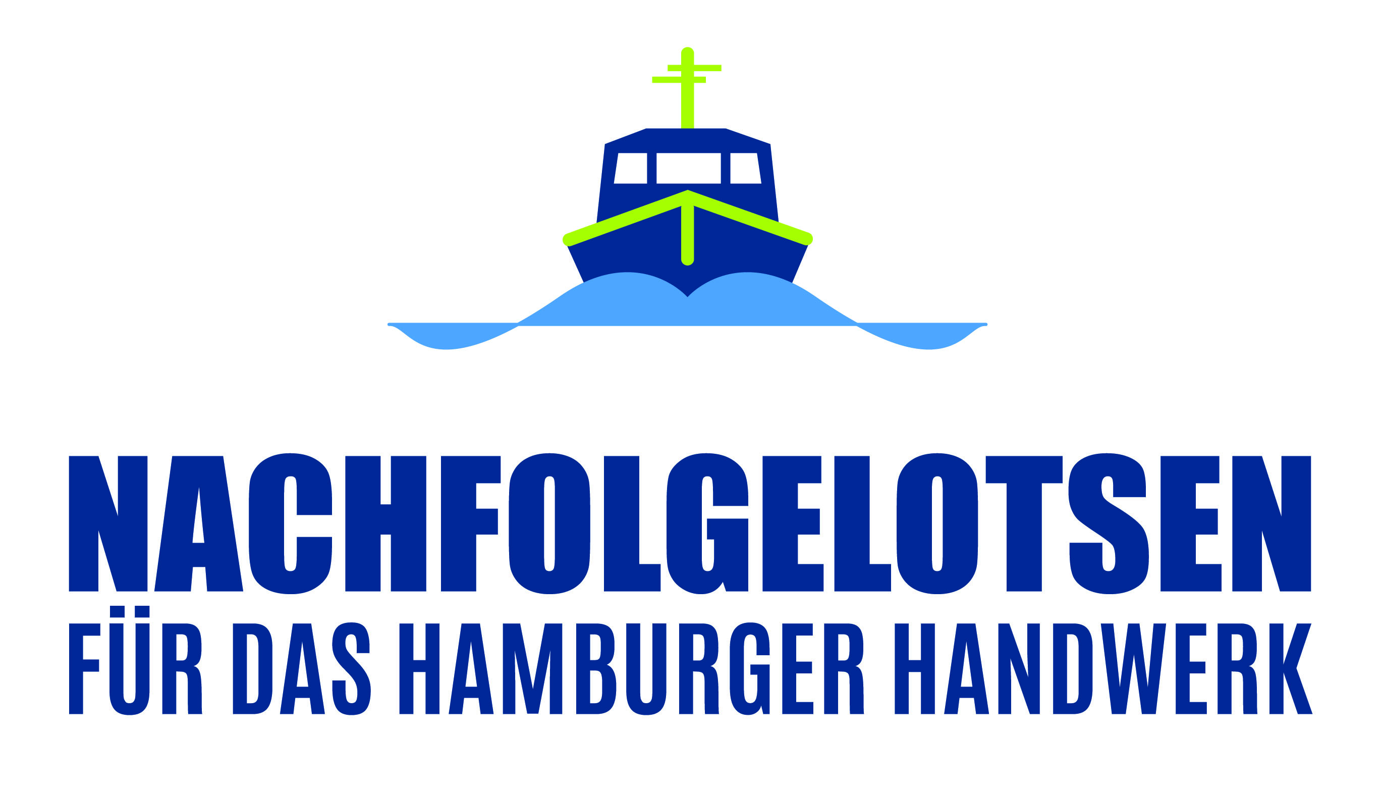 Logo Nachfolgelotsen für das Hamburger Handwerk.